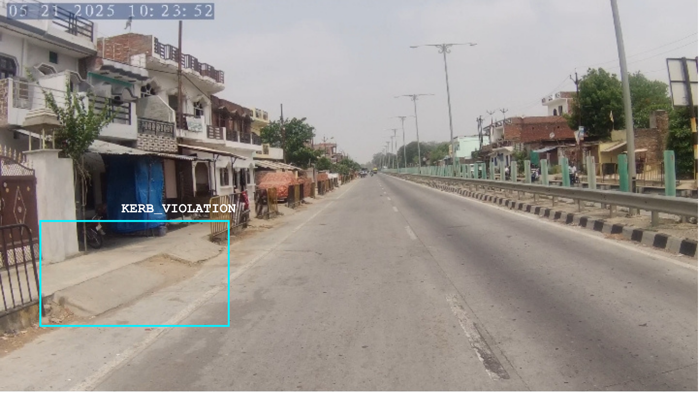 Kerb Violation